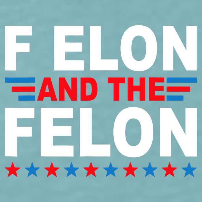 F Elon And The Felon Sueded Cloud Jersey T-Shirt