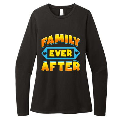 Family Ever After Happy Adoption Awareness Month Cute Gift Womens CVC Long Sleeve Shirt