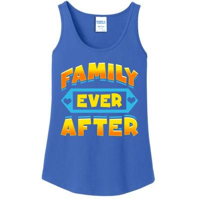 Family Ever After Happy Adoption Awareness Month Cute Gift Ladies Essential Tank