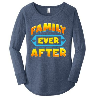 Family Ever After Happy Adoption Awareness Month Cute Gift Women's Perfect Tri Tunic Long Sleeve Shirt