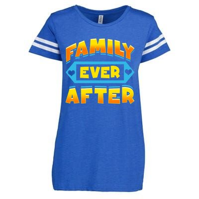 Family Ever After Happy Adoption Awareness Month Cute Gift Enza Ladies Jersey Football T-Shirt