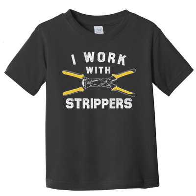 Funny Electrician Art For Dad Electronics Engineer Humor Toddler T-Shirt