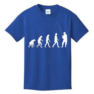 Fisherman Evolution Angler Fishing Kids T-Shirt