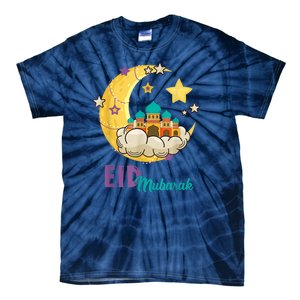 Family Eid Al Fitr Eid Mubarak Tie-Dye T-Shirt