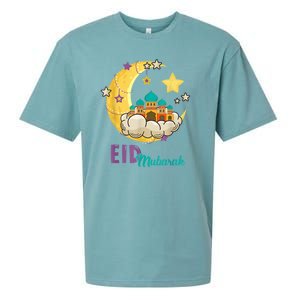 Family Eid Al Fitr Eid Mubarak Sueded Cloud Jersey T-Shirt