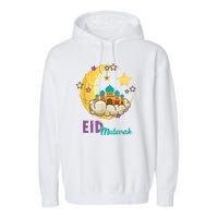 Family Eid Al Fitr Eid Mubarak Garment-Dyed Fleece Hoodie