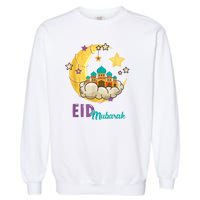 Family Eid Al Fitr Eid Mubarak Garment-Dyed Sweatshirt