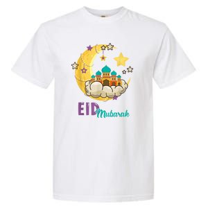 Family Eid Al Fitr Eid Mubarak Garment-Dyed Heavyweight T-Shirt