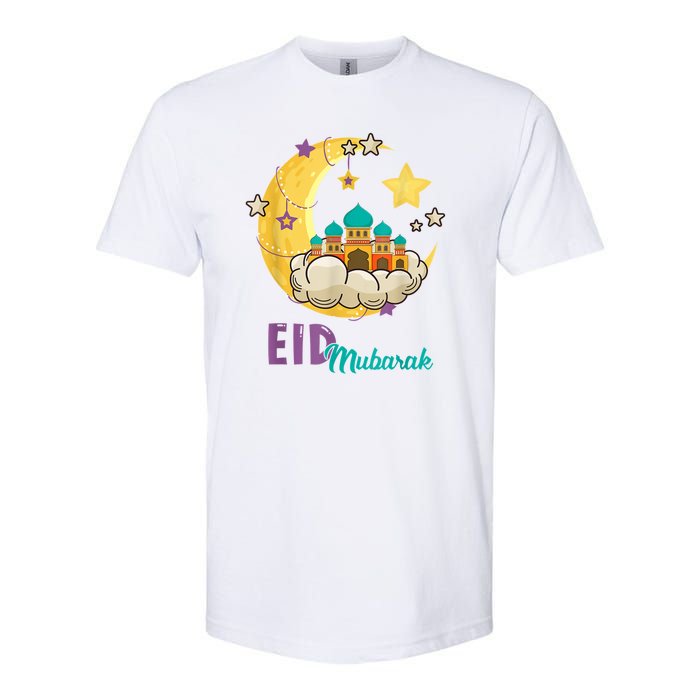 Family Eid Al Fitr Eid Mubarak Softstyle CVC T-Shirt