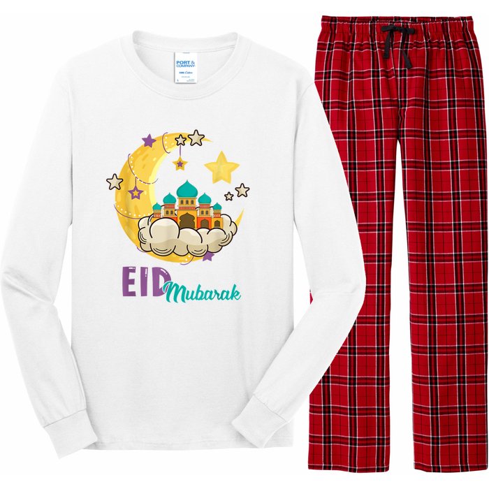 Family Eid Al Fitr Eid Mubarak Long Sleeve Pajama Set