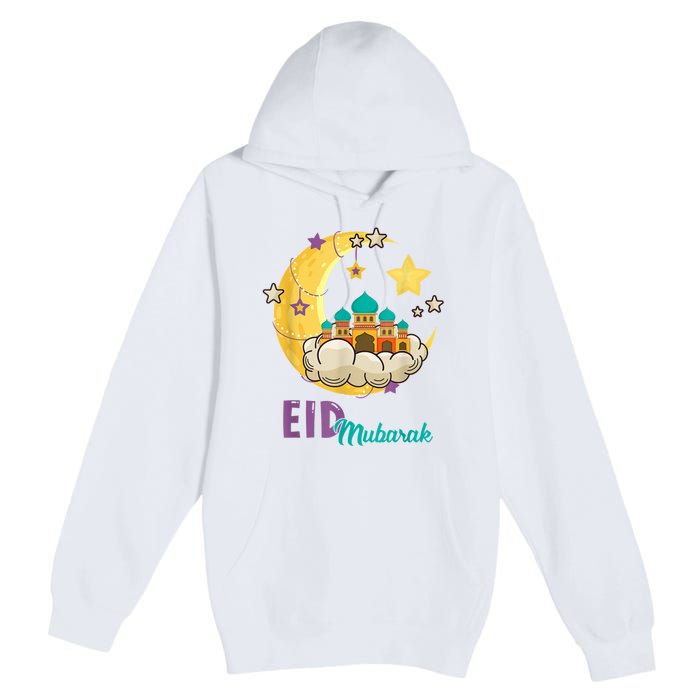 Family Eid Al Fitr Eid Mubarak Premium Pullover Hoodie