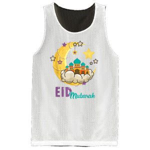 Family Eid Al Fitr Eid Mubarak Mesh Reversible Basketball Jersey Tank