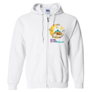 Family Eid Al Fitr Eid Mubarak Full Zip Hoodie