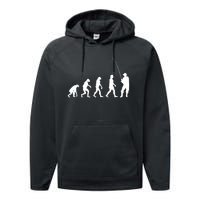 Fisherman Evolution Angler Fishing Performance Fleece Hoodie