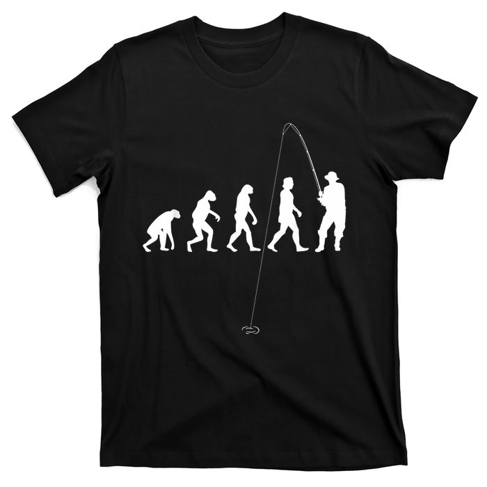 Fisherman Evolution Angler Fishing T-Shirt