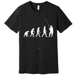 Fisherman Evolution Angler Fishing Premium T-Shirt