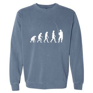 Fisherman Evolution Angler Fishing Garment-Dyed Sweatshirt