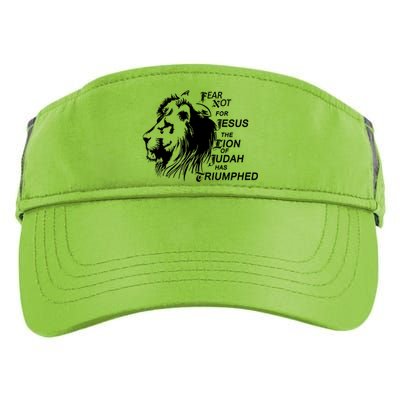 Fear Not For Jesus The Lion Of Judah Has Triumphed Adult Drive Performance Visor