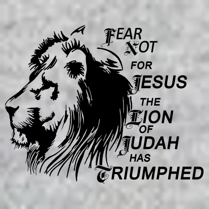 Fear Not For Jesus The Lion Of Judah Has Triumphed Tall Long Sleeve T-Shirt