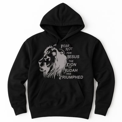 Fear Not For Jesus The Lion Of Judah Has Triumphed Hoodie