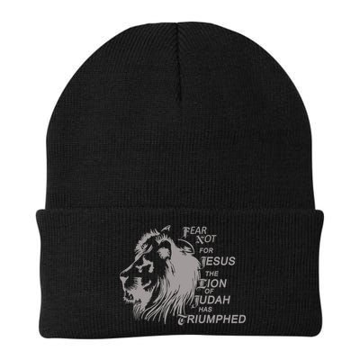 Fear Not For Jesus The Lion Of Judah Has Triumphed Beanie