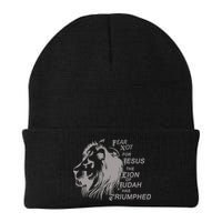 Fear Not For Jesus The Lion Of Judah Has Triumphed Beanie