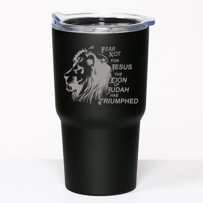 Fear Not For Jesus The Lion Of Judah Has Triumphed Tumbler