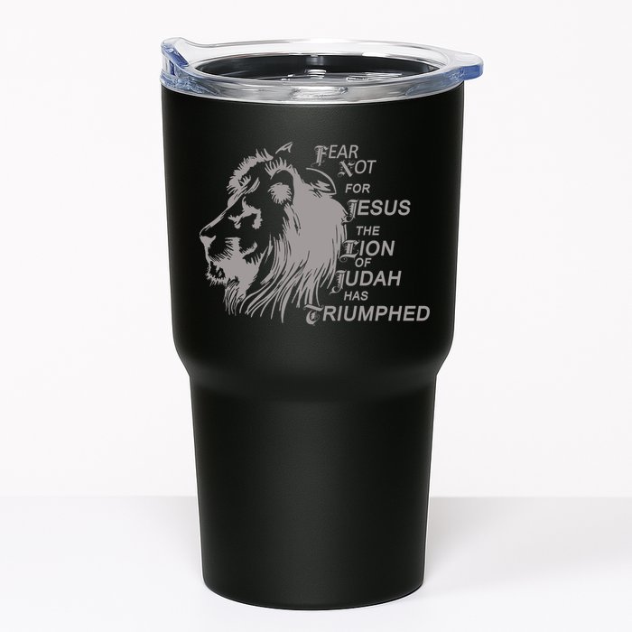 Fear Not For Jesus The Lion Of Judah Has Triumphed Tumbler