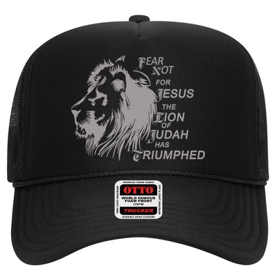Fear Not For Jesus The Lion Of Judah Has Triumphed Trucker Hat