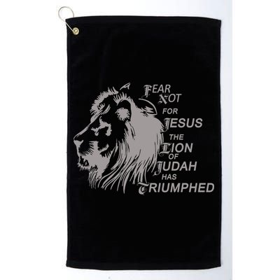 Fear Not For Jesus The Lion Of Judah Has Triumphed Golf Towel