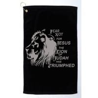 Fear Not For Jesus The Lion Of Judah Has Triumphed Golf Towel
