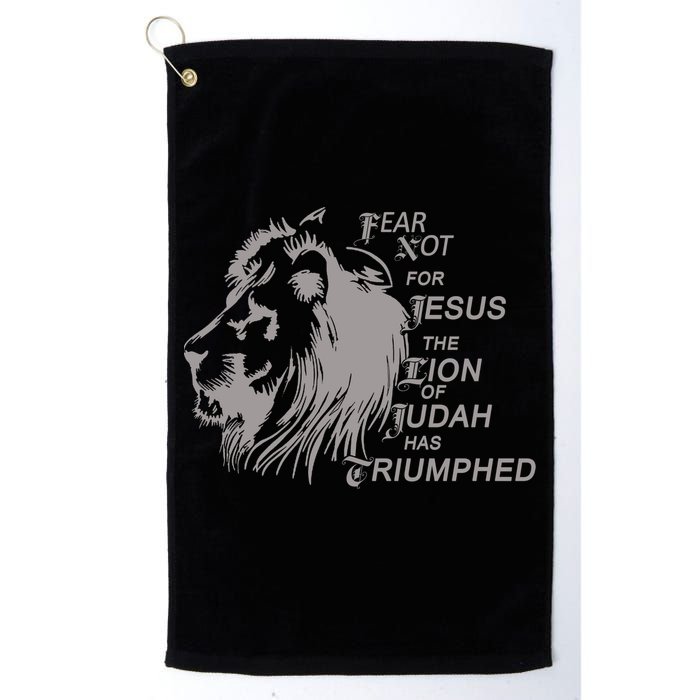 Fear Not For Jesus The Lion Of Judah Has Triumphed Golf Towel