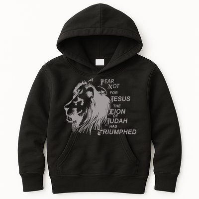 Fear Not For Jesus The Lion Of Judah Has Triumphed Kids Hoodie