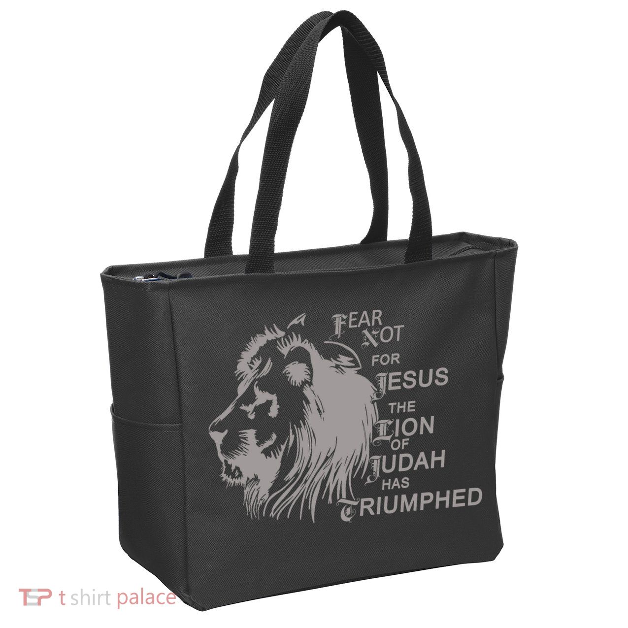 Fear Not For Jesus The Lion Of Judah Has Triumphed Zip Tote Bag