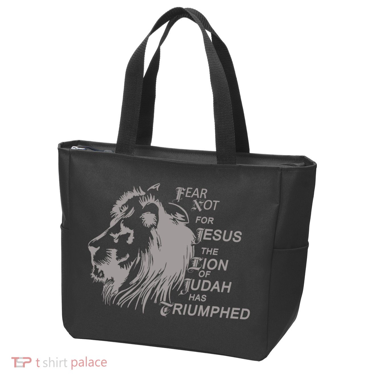 Fear Not For Jesus The Lion Of Judah Has Triumphed Zip Tote Bag