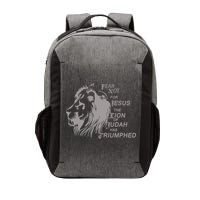 Fear Not For Jesus The Lion Of Judah Has Triumphed Vector Backpack
