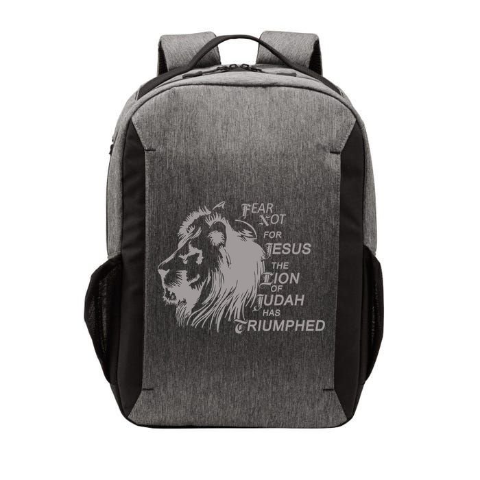 Fear Not For Jesus The Lion Of Judah Has Triumphed Vector Backpack