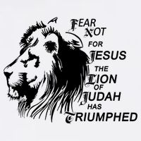 Fear Not For Jesus The Lion Of Judah Has Triumphed Garment-Dyed Sweatshirt