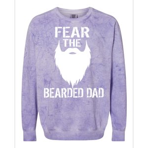 Fear The Bearded Dad Colorblast Crewneck Sweatshirt