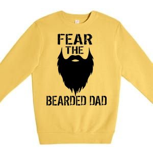 Fear The Bearded Dad Premium Crewneck Sweatshirt