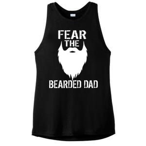 Fear The Bearded Dad Ladies PosiCharge Tri-Blend Wicking Tank