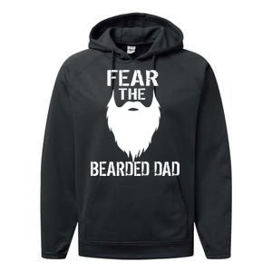 Fear The Bearded Dad Performance Fleece Hoodie