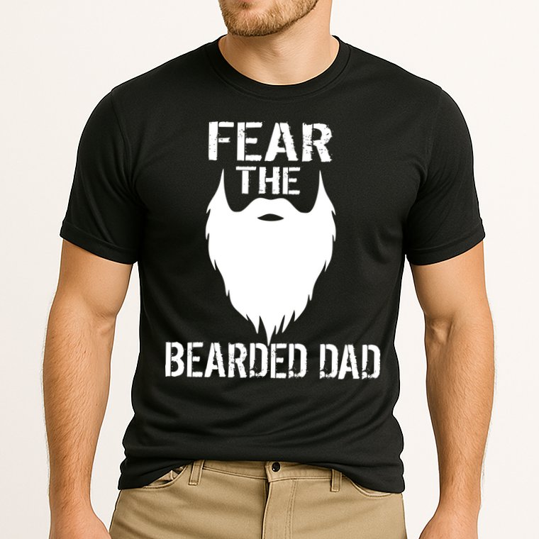 Fear The Bearded Dad Cooling Performance Crew T-Shirt
