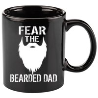 Fear The Bearded Dad 11oz C Handle Ceramic Mug