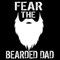 Fear The Bearded Dad Drawstring Bag