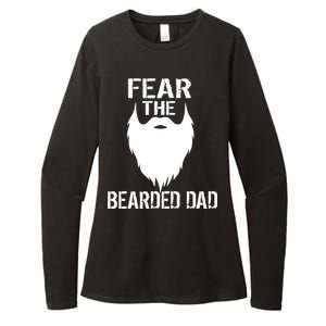 Fear The Bearded Dad Womens CVC Long Sleeve Shirt