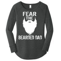 Fear The Bearded Dad Women's Perfect Tri Tunic Long Sleeve Shirt