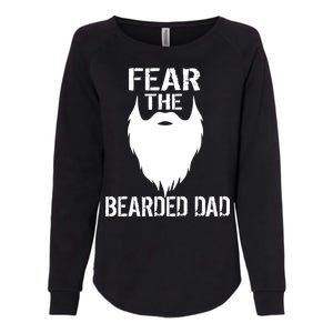 Fear The Bearded Dad Womens California Wash Sweatshirt