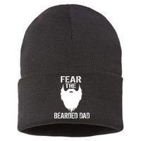 Fear The Bearded Dad Sustainable Knit Beanie