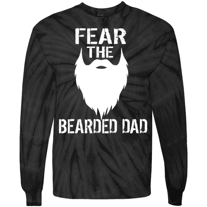 Fear The Bearded Dad Tie-Dye Long Sleeve Shirt